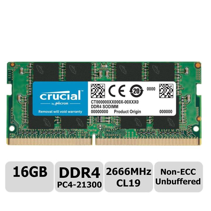 Crucial Gb Single Ddr Mt S Pc Dr X Sodimm Pin