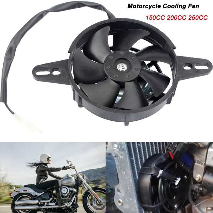 Motorcycle Electric Radiator Cooling Fan Dirt Pit Bike Cc Cc