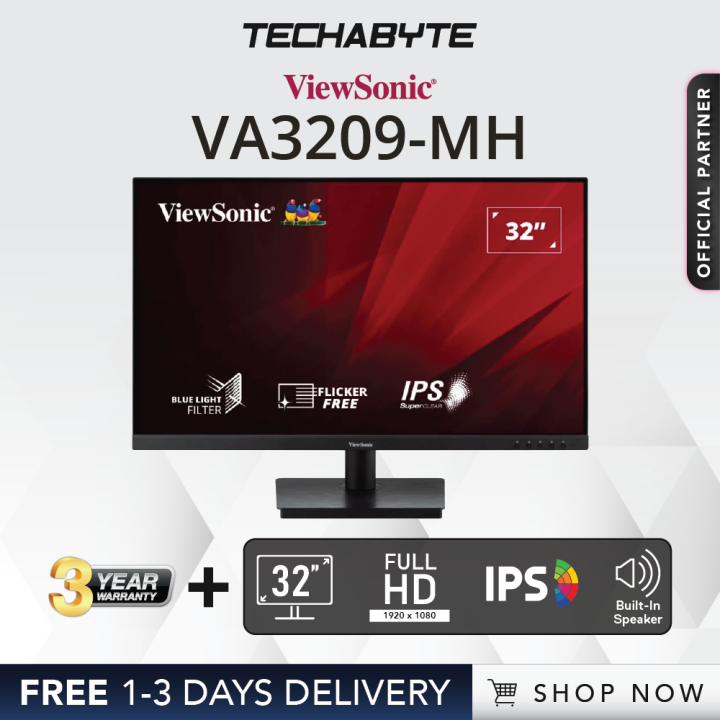 Fast Ship Viewsonic Va Mh Full Hd Hz Ips Monitor With