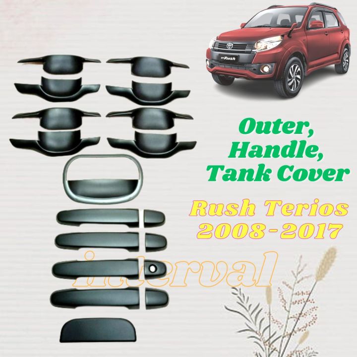 Paket Outer Handle Pegangan Pintu Mobil Rush Terios Lama 2008 2017