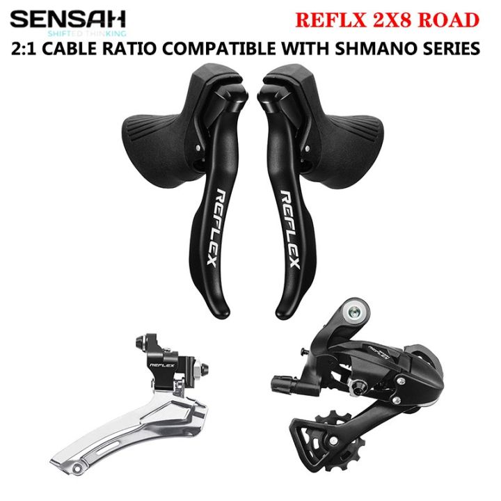 SENSAH Groupset REFLEX 2x8 Speed Brake Lever For Road Bike Shifter