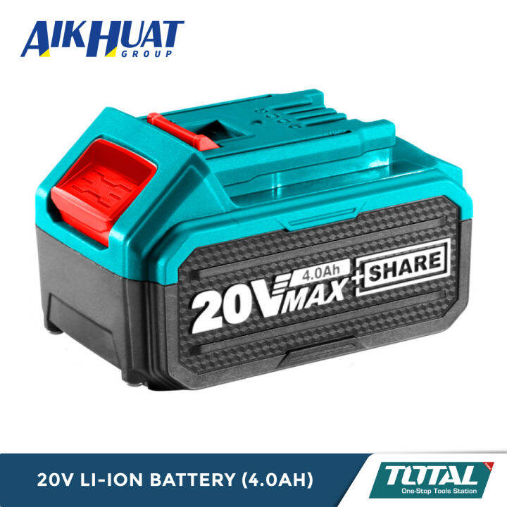 TOTAL 20V Li Ion Battery 4 0Ah TFBLI2002 Lazada