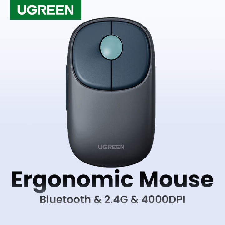 Ugreen Bluetooth Mouse Rechargeable G Wireless Ergonomic Mouse