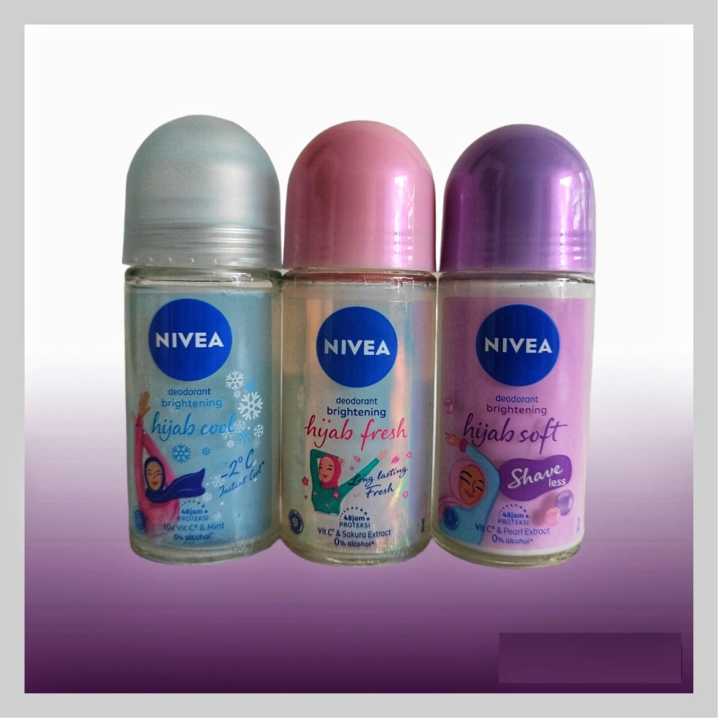 Nivea Deodorant Brightening Hijab Series Roll On Female Deodorant