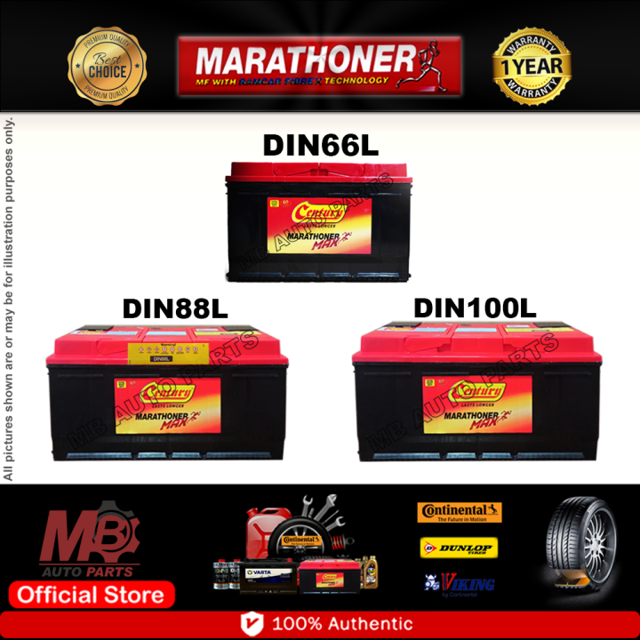 Century Marathoner Din L Din L Din L Heavy Duty Mf Battery