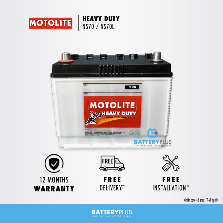 Ns Ns L Century Motolite Heavy Duty Wet Car Battery Bateri