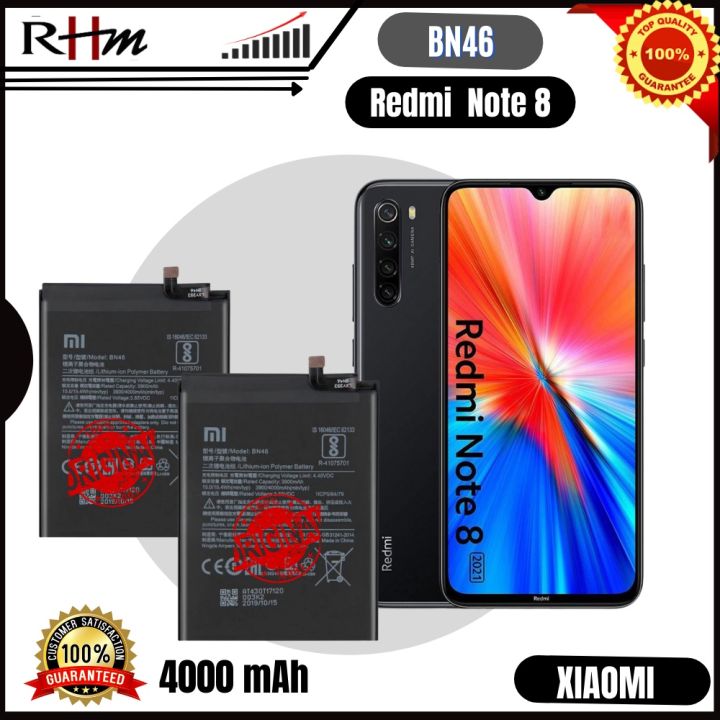 Redmi Note 8 Battery Model BN46 4000mAh Original Li Ion Battery Lazada PH