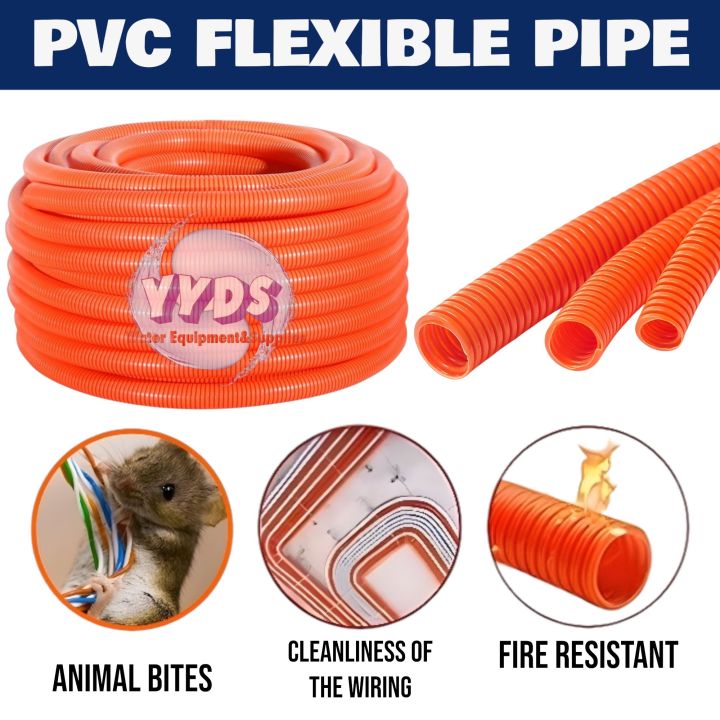 Pvc Orange Flexible Hose Electrical Conduit Sold Per Roll