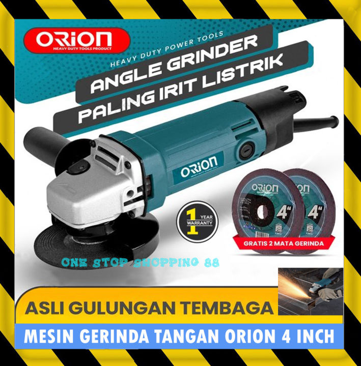 Alat Mesin Gerinda Gurinda Gerinder Tangan Listrik Premium Angle Disc