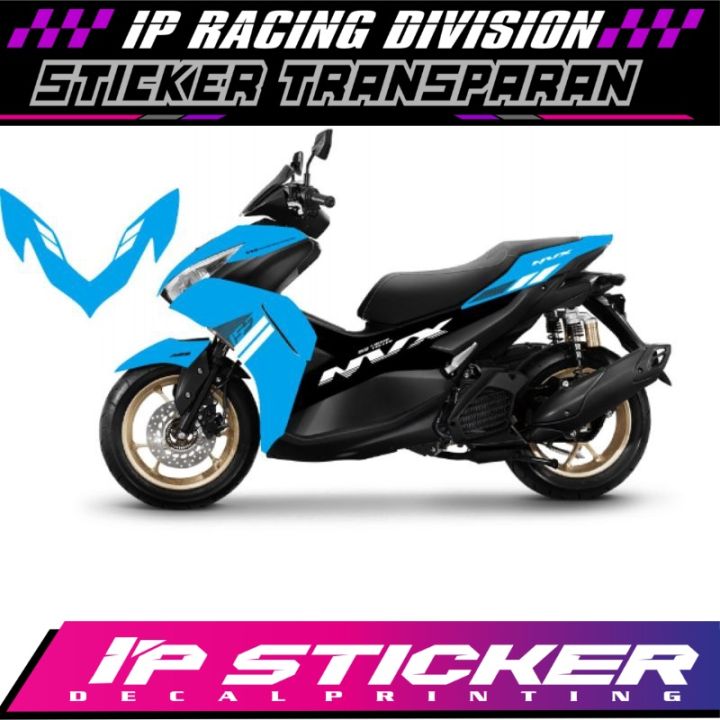 STRIPING STICKER ALL NEW AEROX CONNECTED NVX 155 MALAYSIA SIMPLE