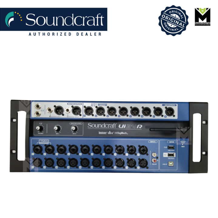 Original Soundcraft Ui R Channel Digital Mixer Usb Multi Track