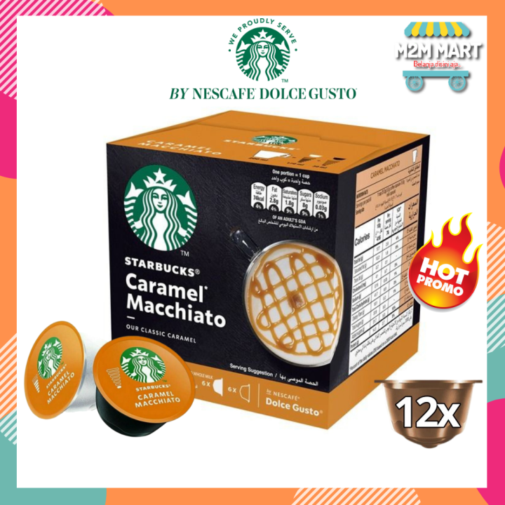 Kopi Dolce Gusto Starbucks Caramel Macchiato Nescafe Capsule Lazada