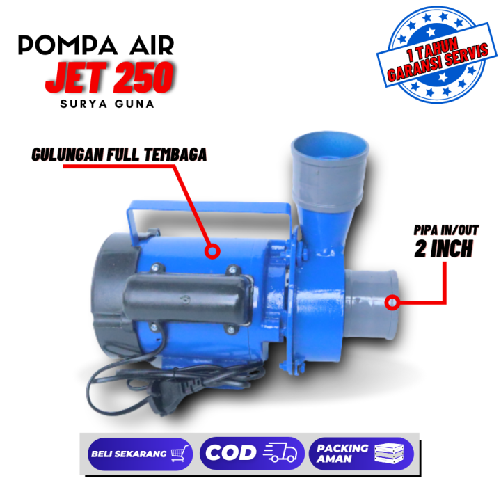 Jual Pompa Air Kolam Tipe Jet Hemat Listrik Debit Air Super Besar