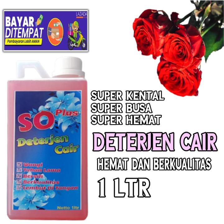 Cod Deterjen Cair Soplus Varian Pink Rose Netto Liter