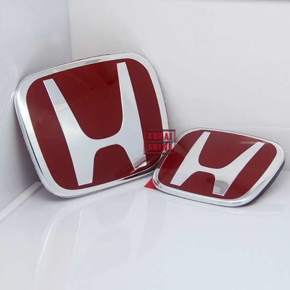 Xpshonda Car Emblem Red Logo City Hrv Jazz Crv Civic Brv Front Rear