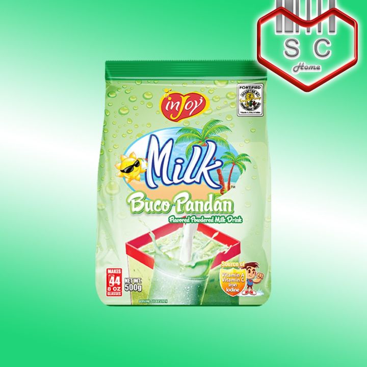 Injoy Palamig Buko Pandan Milk Powder 500g Buco Pandan Shopping