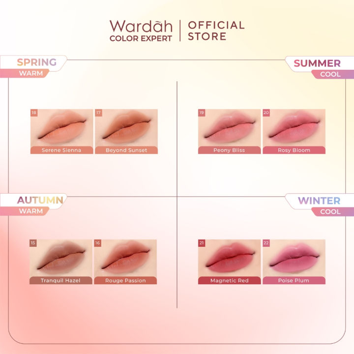 Limited Edition New Wardah Colorfit Velvet Matte Lip Mousse Color