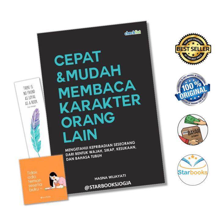 BUKU CEPAT MUDAH MEMBACA KARAKTER ORANG LAIN PSIKOLOGI CHECKLIST