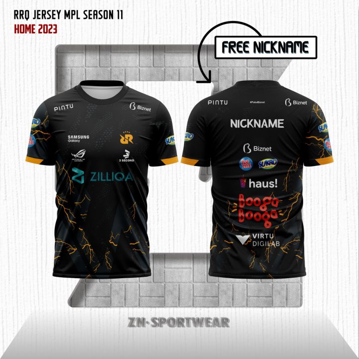 Baju Jersey RRQ MPL Season 11 Home Terbaru 2023 ESport Game Lazada