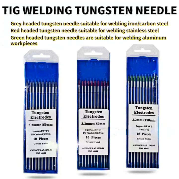 Professional Welding Tungsten Electrodes For TIG WT20 Welding Rod