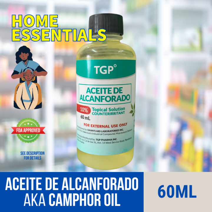 Home Essentials Aceite De Alcanforado Alcamforado Camphor Oil