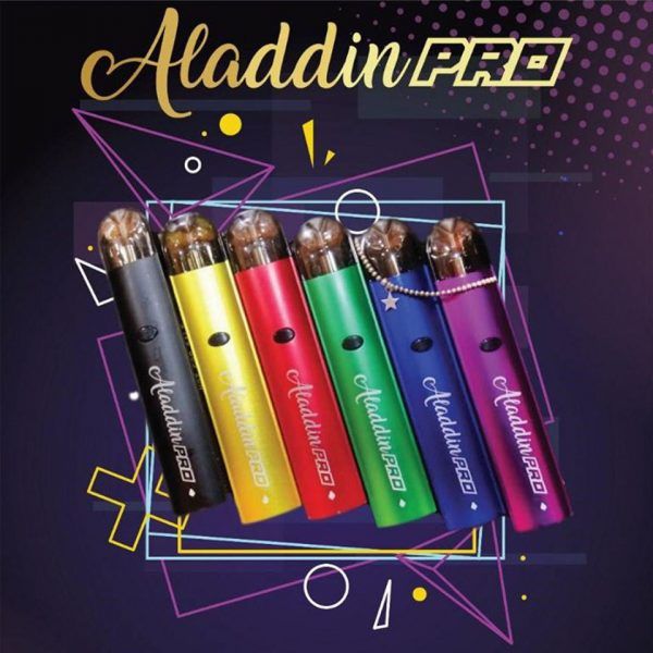 Aladdin Pro Plus New Color Starter Kit Pod Pemula Popular Cartridge