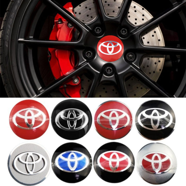 4PCS 56mm Car Wheel Center Hub Cap Sticker Emblem Decal Auto Decoration