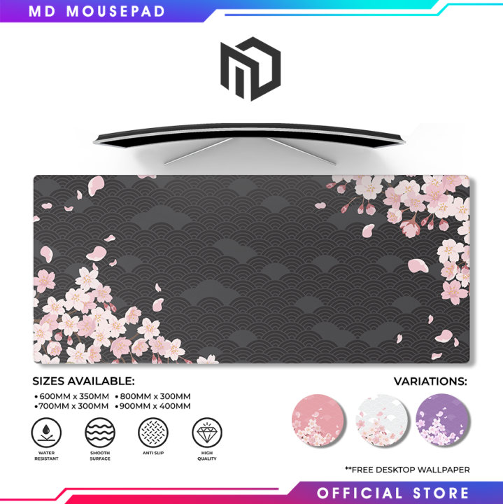 Md Mousepad Hazakura Extended Mousepad Large Gaming Mousepad