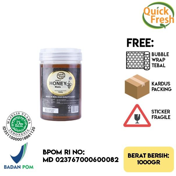 Madu Murni Asli Quick Fresh Honey 1kg Bucket Plastik Lazada Indonesia