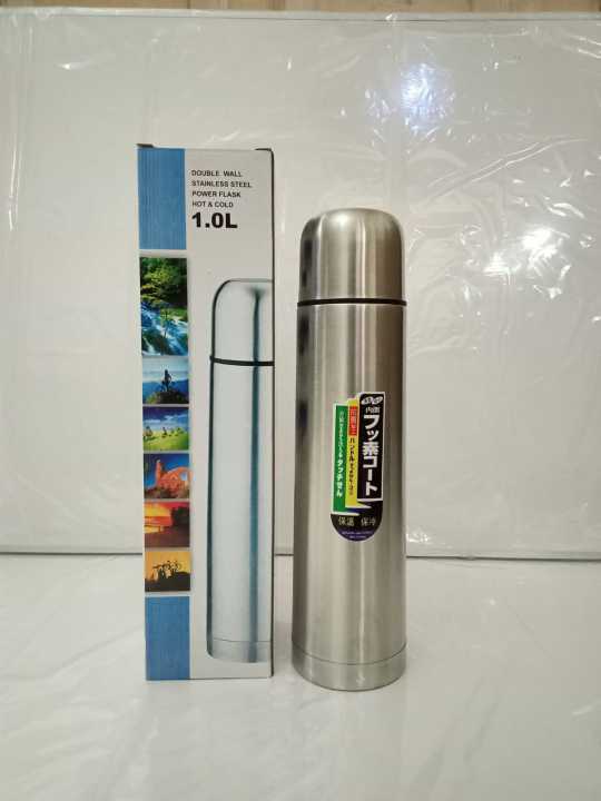 Termos Air Panas Stainless Steel Shuma 1 Liter Vacuum Bottle 1000mL