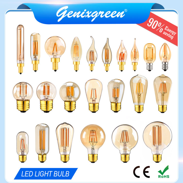 Vitange E E E Led Edison Bulbs W W W W W W Led Filament