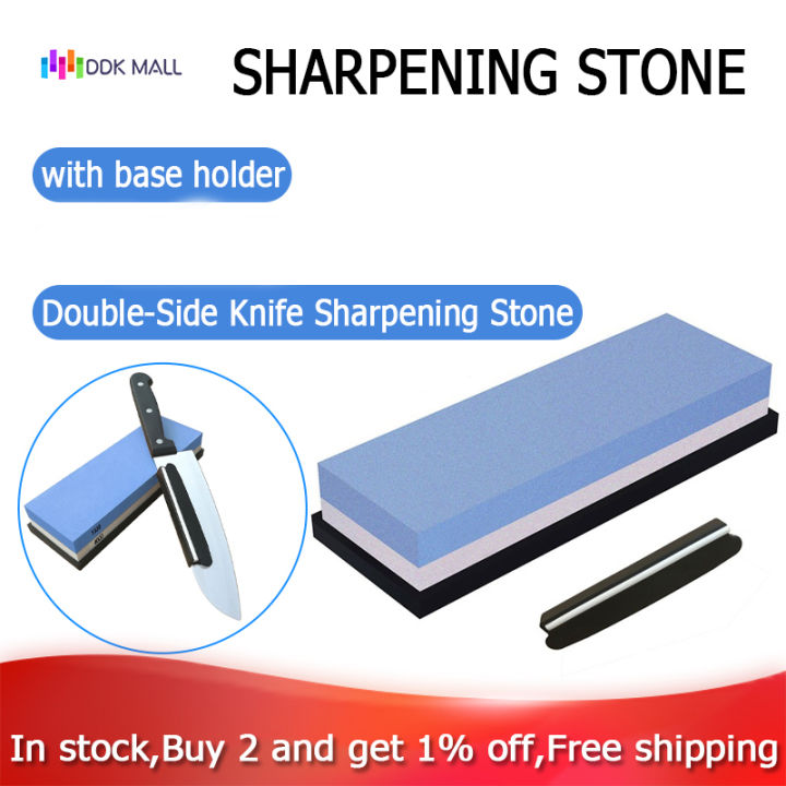 Whetstone Double Sided Knife Sharpening Stone Set Grit 5000 10000 Knife