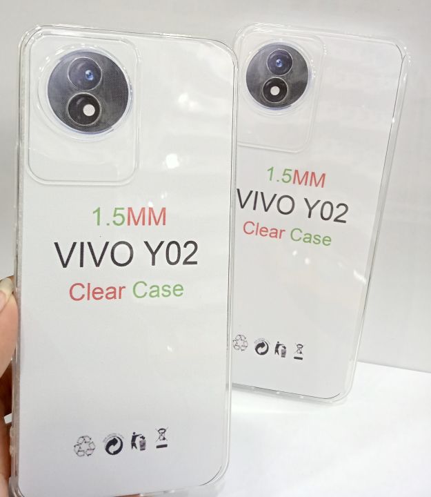 Soft Case Vivo Y02 2022 Casing Clear HD Case TPU Premium Case Ultra