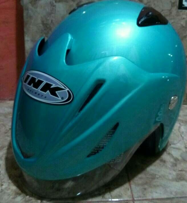 Helm Ink Standart Cx Original Nya Merk Dcs Fny Ice Blue Terlaris