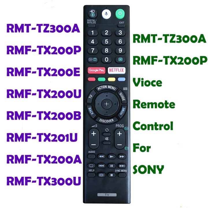 Rmt Tz A Rmf Tx P Vioce Remote Control For Sony Bravia Led Tv With