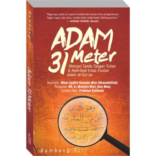 Buku Adam Meter Mencari Tanda Tangan Tuhan Dan Ayat Ayat Emas