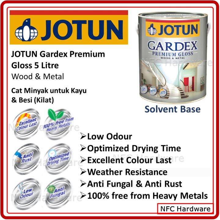 Jotun Gardex Premium Gloss Litre Wood Lazada