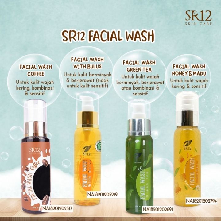 Best Seller Sr Facial Wash Bulus Sabun Pencuci Muka Wash