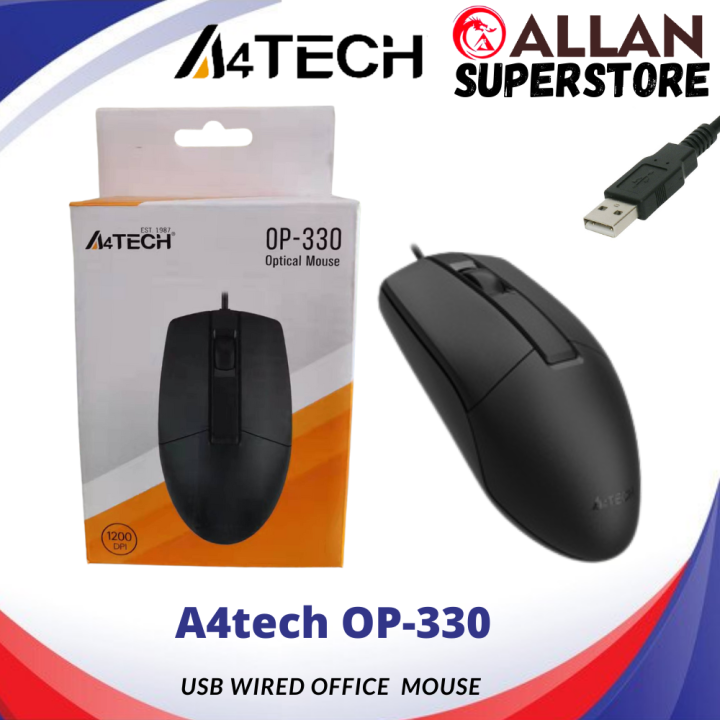 A Tech Op D Optical Mouse Wired Usb Black Lazada Ph