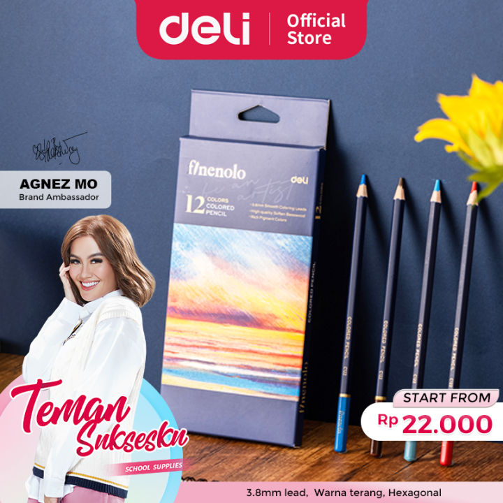 Deli Finenolo Pensil Warna Premium Colored Pencil Mm Lead Warna