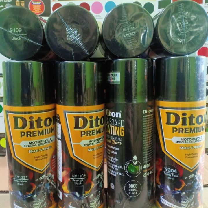 DITON Premium Pilok Pilox Warna HITAM BLACK Hitam Doff Hitam