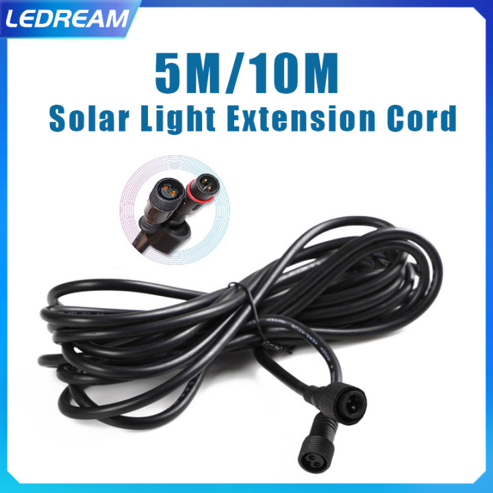 Codsolar Light Extension Cable M M Power Cord Solar Powered