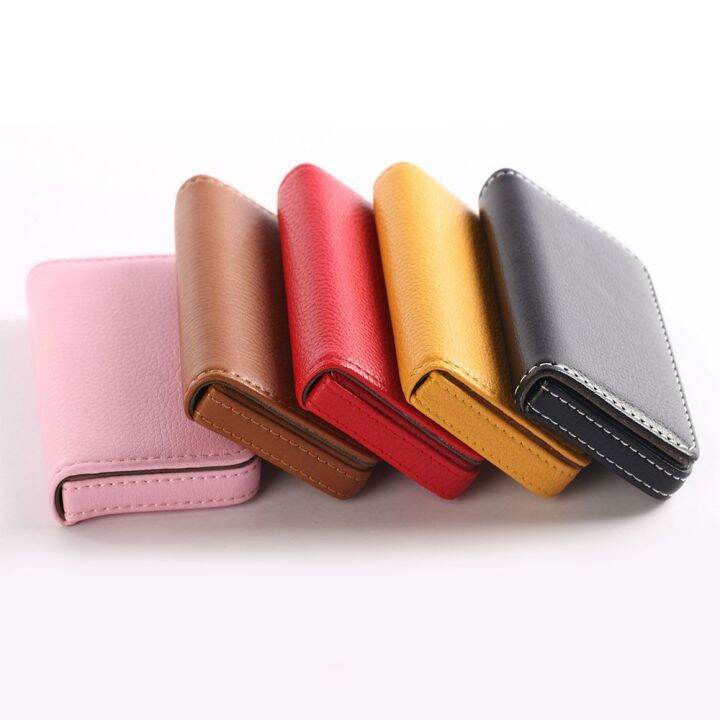 SFHDHETRR Fashion Woman Creative Card PU Leather Wallets And Holders