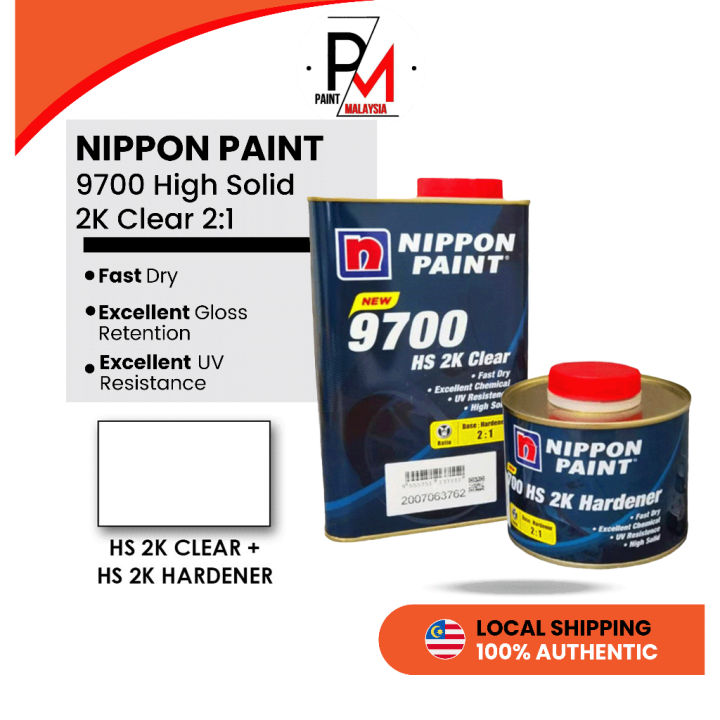 Nippon Paint High Solid K Clear Hardener Auto Car Motor