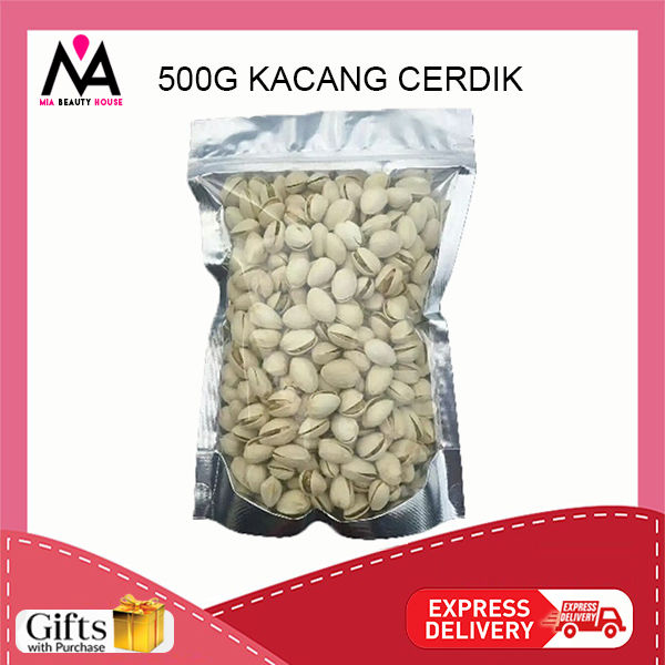 Roasted Pistachio Nuts Kacang Cerdik G With Free Gift Lazada