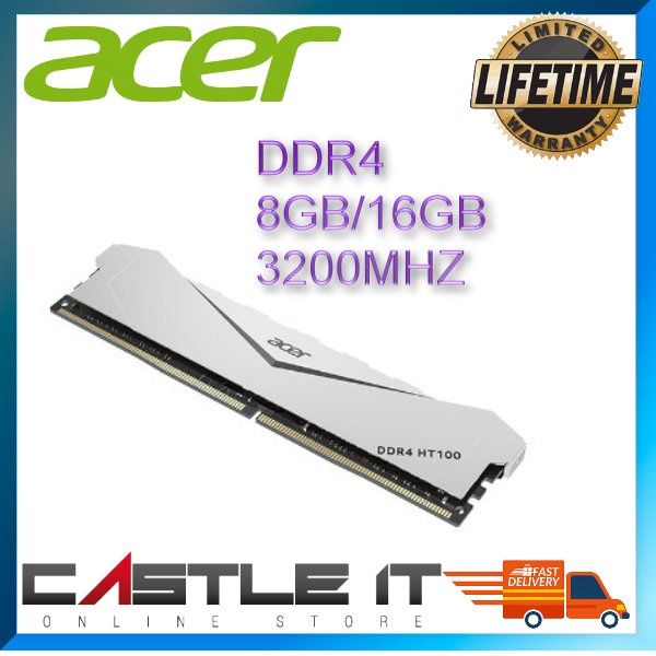 Acer Ht Ddr Gb Gb Mhz Silver Heatsink Gaming Performance Ram