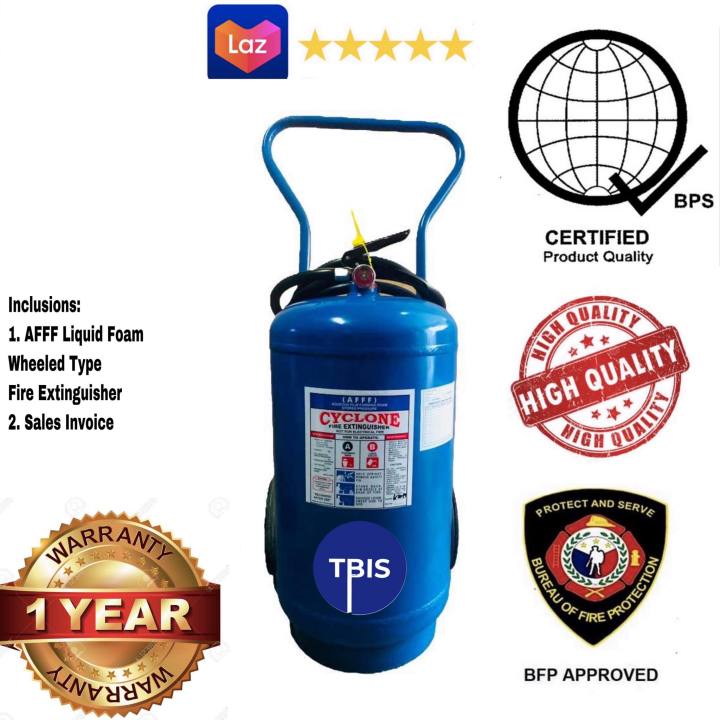 Fire Extinguisher Afff Lbs Liquid Foam Fire Extinguisher Lbs Wheel