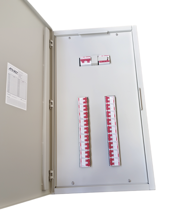 MTS Main 100A 2Pole Miniature Circuit Breaker With 18 Branches 2 Pole