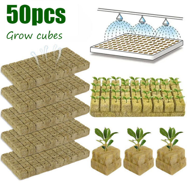 Rockwool Cubes Cultivation Planting Blocks For Hydroponics Cuttings