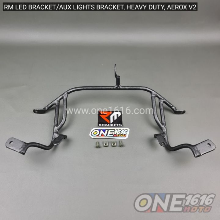 RM LED BRACKET AEROX V2 AUXILLIARY LIGHTS BRACKET BLACK POWDER COATED